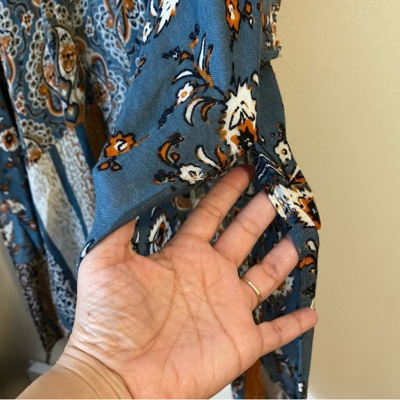 Macchia Di Ruggine Bohemian Paisley Kimono NWOT - Picture 2 of 6